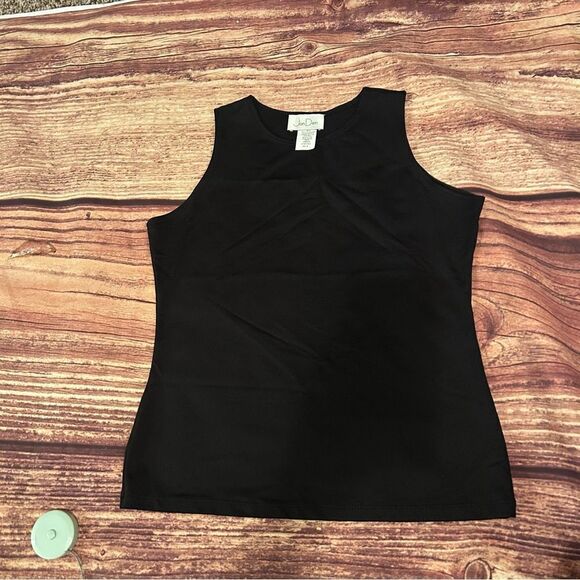 Jon Den Tops - Women’s Jon Den Black Tank Size Medium